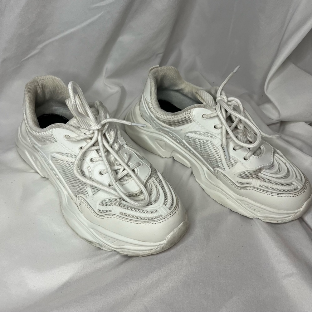 White Chunky Sneakers